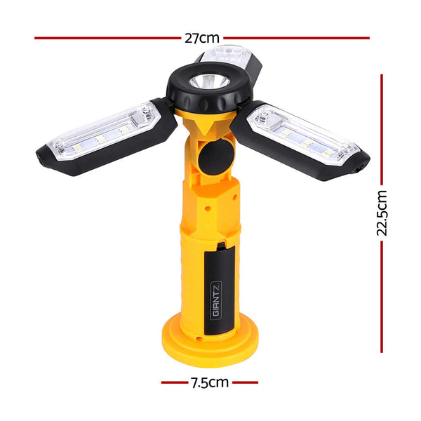 Giantz Work Light Rechargeable USB Cordless LED Lamp Hook
