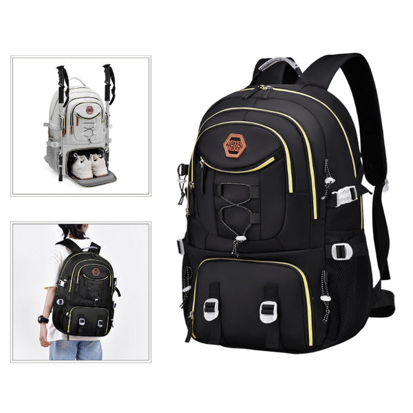 Green Stylish Large Capacity Backpack - Water-Resistant