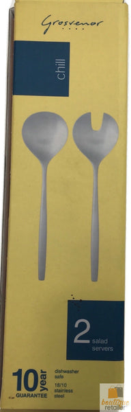 GROSVENOR Chill 2 Salad Servers 18/10 Stainless Steel Spoon