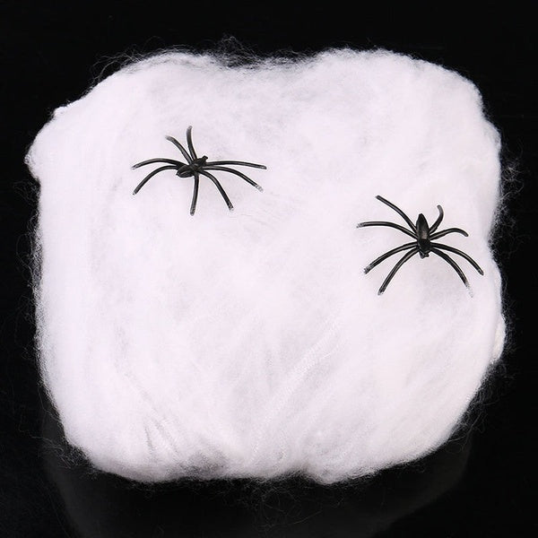 HALLOWEEN STRETCHABLE SPIDER WEB Spooky Decoration