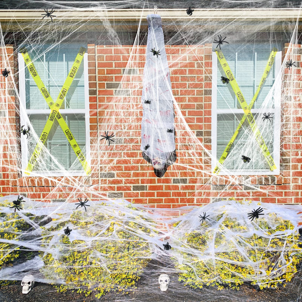 HALLOWEEN STRETCHABLE SPIDER WEB Spooky Decoration