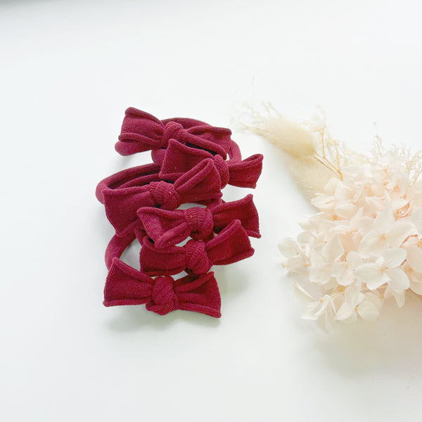 Handmade Simple Bows - School colours - Bottle Green - 3