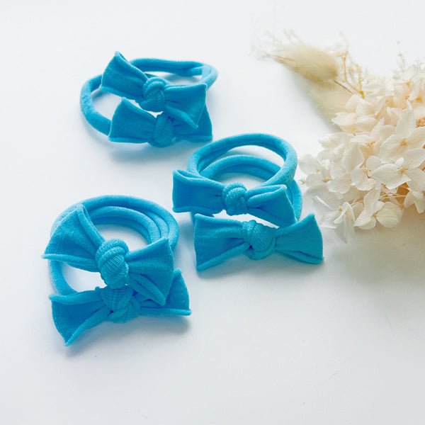 Handmade Simple Bows - School colours - Bottle Green - 3
