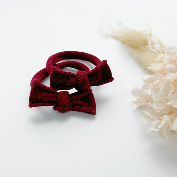Handmade Simple Bows - School colours - Bottle Green - 3