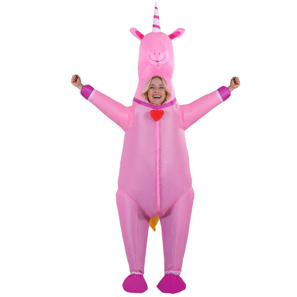 Inflatable Unicorn Costume Adult Suit Blow Up Party Fancy