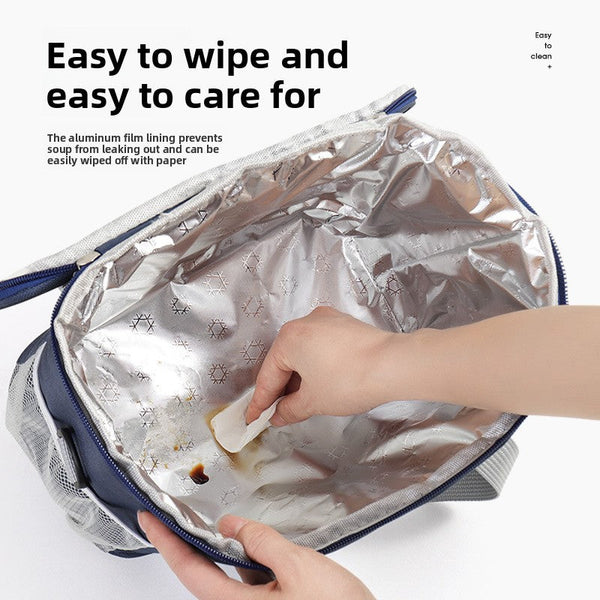 Insulated Lunch Bag Thermal Cooler Tote with Adjustable