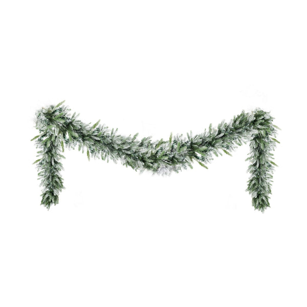 Jingle Jollys 3M Christmas Garland Pre-lit LED Lights Snow