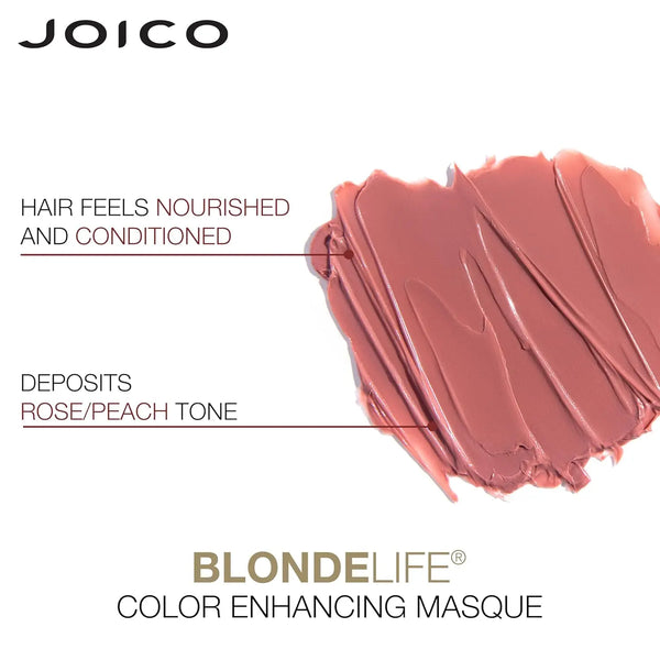 Joico Blonde Life Masque Color Enhancing Masque Rose