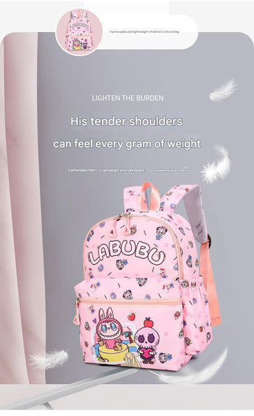 Kids Cartoon Character 3-Piece Backpack Set - Lightweight