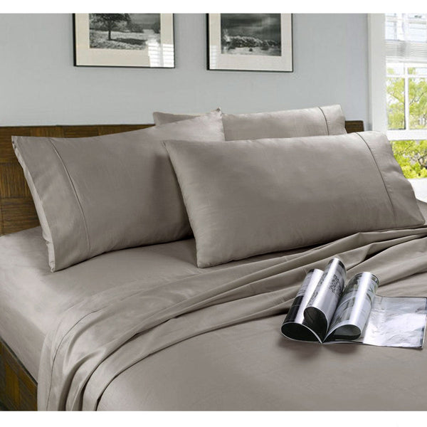 Kingtex Microfibre Sheet Set Coffee Single - Occasions >