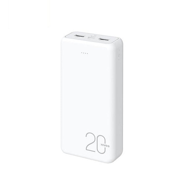 KIVEE PT63 20000mAh Power Bank White - Electronics >