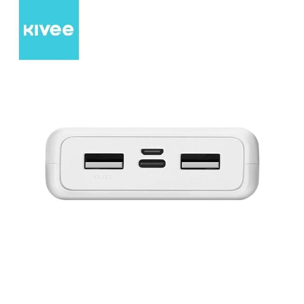KIVEE PT63 20000mAh Power Bank White - Electronics >