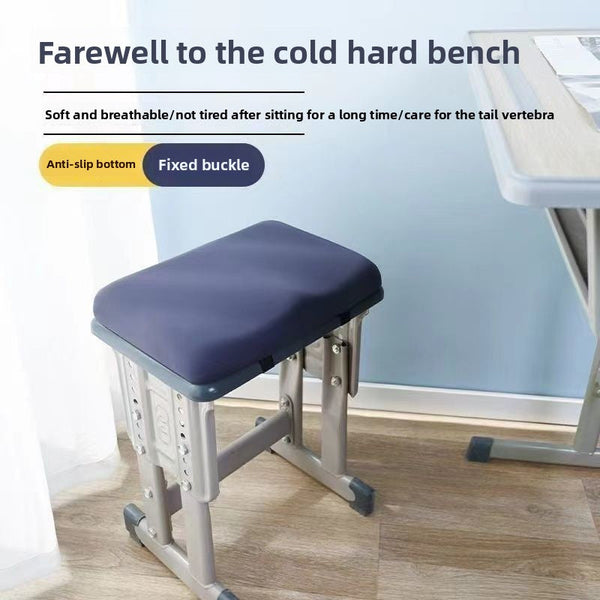 Light blue Ergonomic Memory Foam Student Seat Cushion –