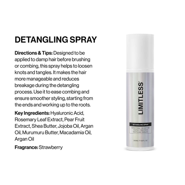 Limitless Detangling Spray 200ml - Hair Care