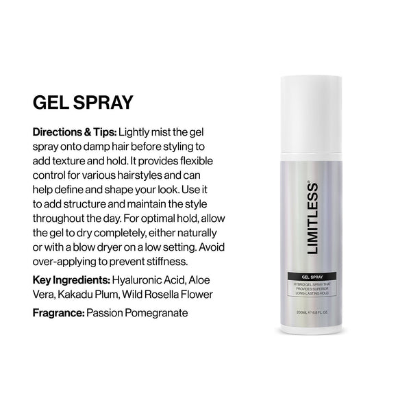 Limitless Gel Spray 200ml - Hair Care