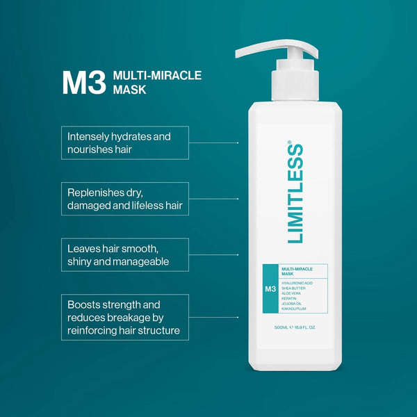 Limitless M3 Multi-Miracle Mask 500ml - Hair Care