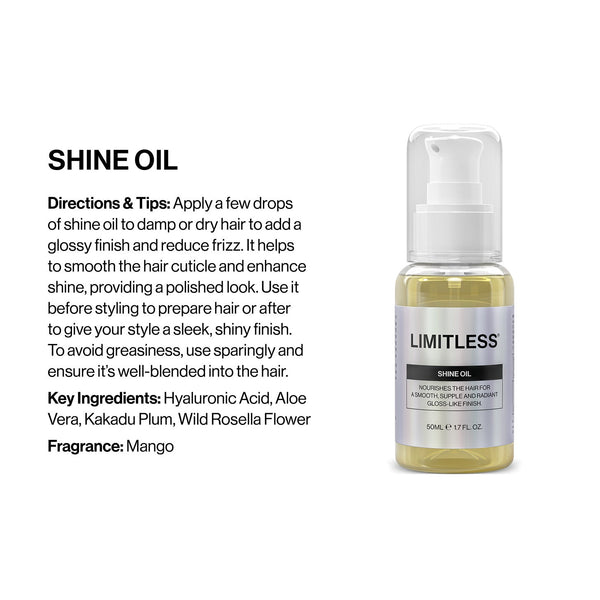 Limitless Shine Oil 50ml - Hair Care