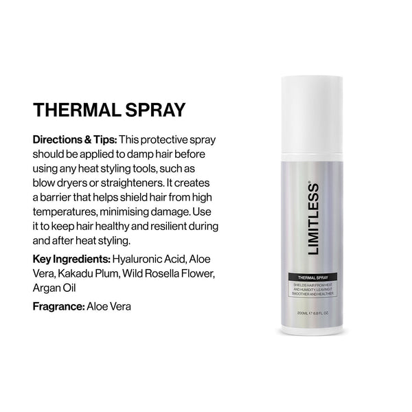 Limitless Thermal Spray 200ml - Hair Care