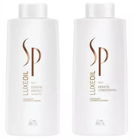 Wella SP LuxeOil Keratin Protect Shampoo & Conditioner 1000ml Duo