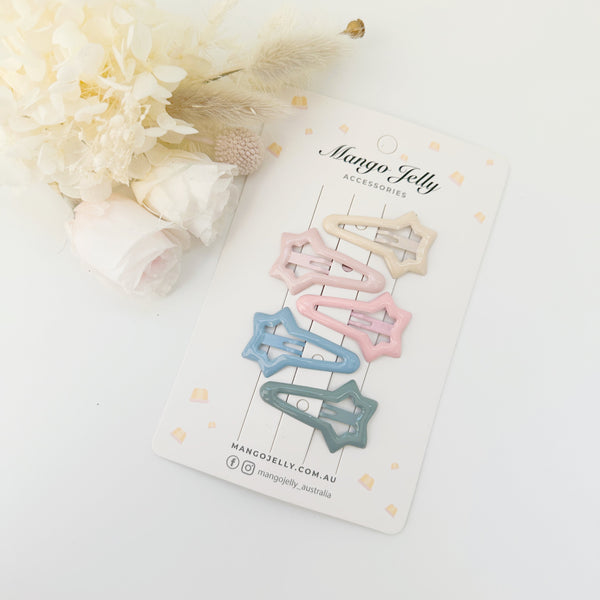 MANGO JELLY Butter Cream Hair Clips Collection - Ice cream