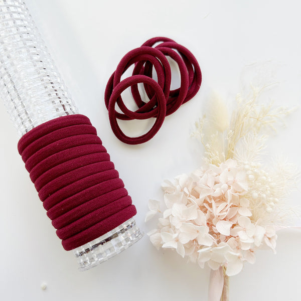 MANGO JELLY Metal Free Hair ties (4.5cm) - School Colour