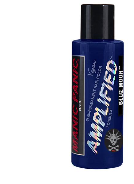 Manic Panic Blue Moon 118ml Amplified Squeeze Bottle Formula Hair Color