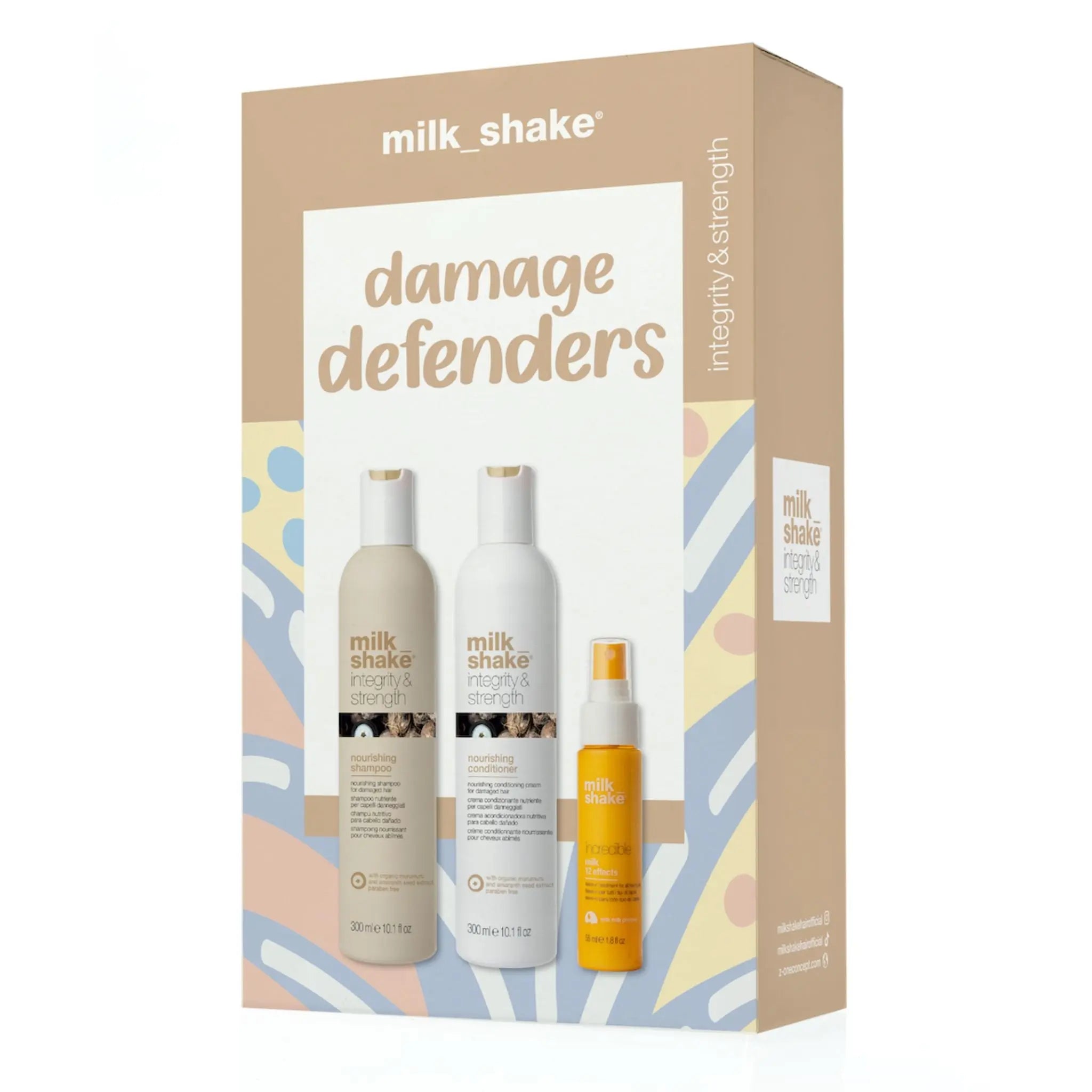 Milkshake Damage Defenders Integrity Nourishing Trio