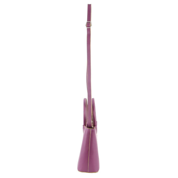 Milleni Mini Fashion Bag Tote Handbag in Plum - Fashion >