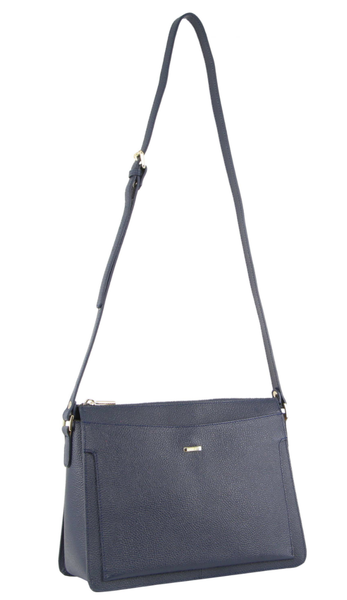 Morrissey Italian Structured Leather Cross Body Handbag