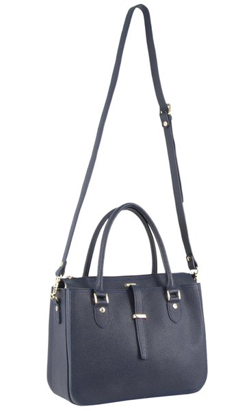 Morrissey Italian Womens Structured Leather Handbag Ladies