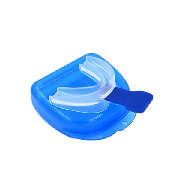 Mouthguard Mouthpiece + Nose Clip Anti Snoring Aid Sleep