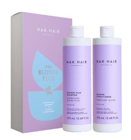 Nak Blonde Plus Shampoo and Conditioner 375ml Duo Pack