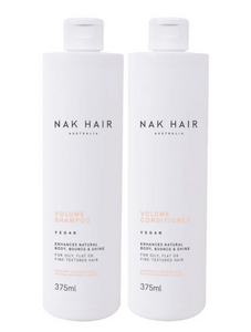 Nak Hair Volume Shampoo & Conditioner 375ml Duo