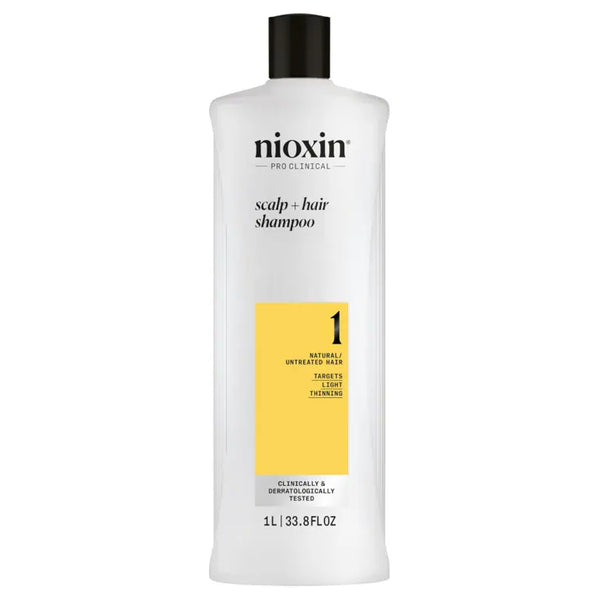 Nioxin Scalp + Hair Thickening System 1 Shampoo - 1 Litre