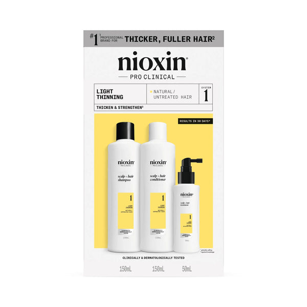 Nioxin Scalp + Hair Thickening System 1 Trial Kit - Haircare