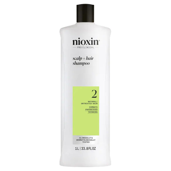 Nioxin Scalp + Hair Thickening System 2 Shampoo - 1 Litre