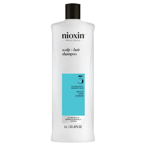 Nioxin Scalp + Hair Thickening System 3 Shampoo - 1 Litre