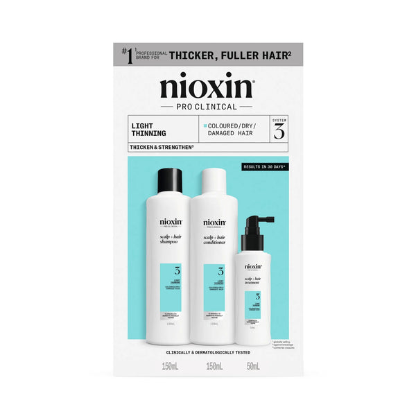 Nioxin Scalp + Hair Thickening System 3 Trial Kit - Haircare