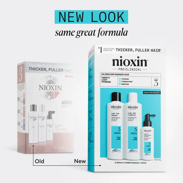 Nioxin Scalp + Hair Thickening System 3 Trial Kit - Haircare