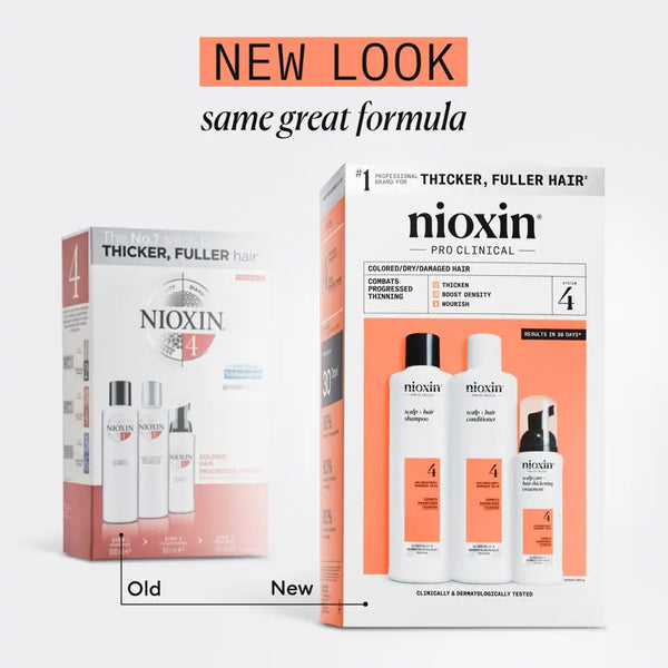 Nioxin Scalp + Hair Thickening System 4 Trial Kit - Haircare