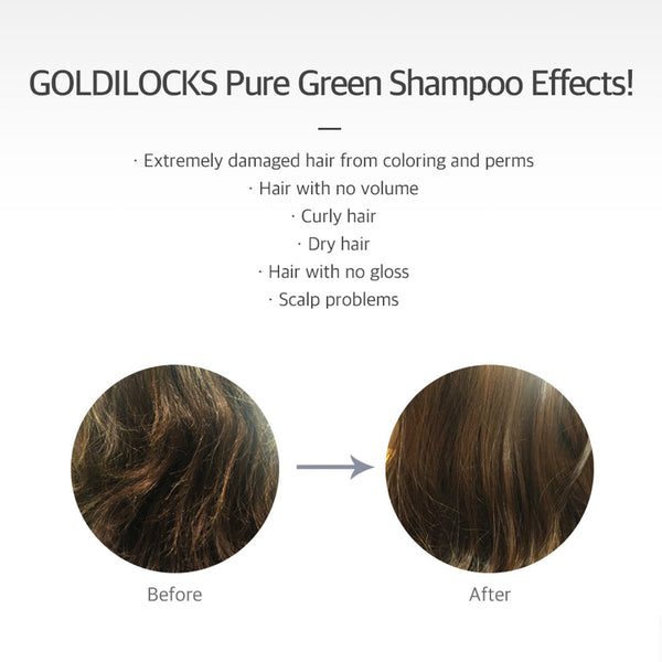 NK Goldilocks Pure Green Volume Shampoo 500ml - Hair Care
