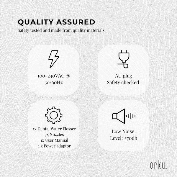 Orku 1000ml Water Flosser Electric Oral Irrigator
