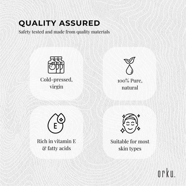 Orku 25ml Organic Neem Seed Oil - Debitterised Cold Pressed