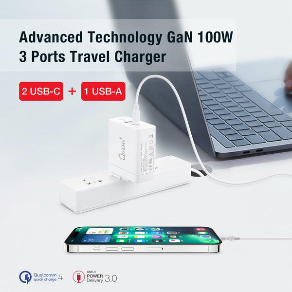 Oxhorn Type C GaN Charger 100w - Electronics > Battery