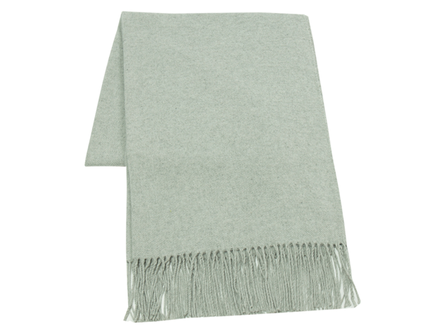 Paddington Scarf Fine Merino Wool Blend - Grey - Hampers >