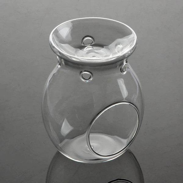 Perfume Scented Essential Oil Tealight Candle Burner Glass