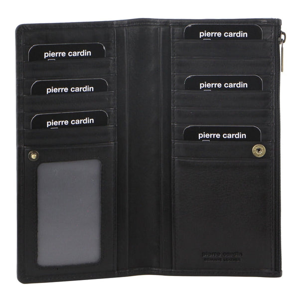 Pierre Cardin Perforated Leather Ladies Handy Travel Wallet