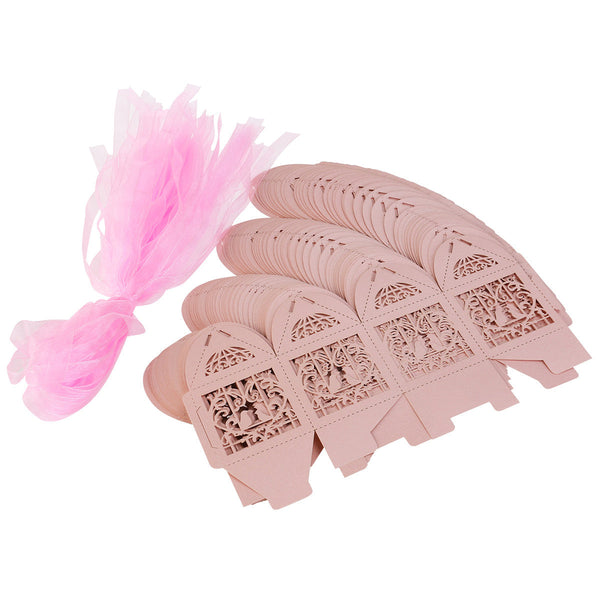 Pink Dove Bird Heart Baby Birth naming Ceremony Bomboniere