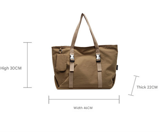 Pink Modern Utility Tote Bag for Women - Large Capacity
