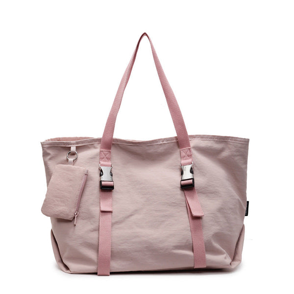 Pink Modern Utility Tote Bag for Women - Large Capacity